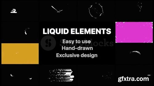 Videoblocks - Liquid Motion Elements And Transitions | After Effects