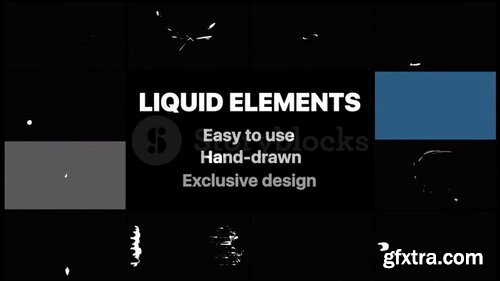 Videoblocks - Liquid Motion Elements And Transitions | After Effects