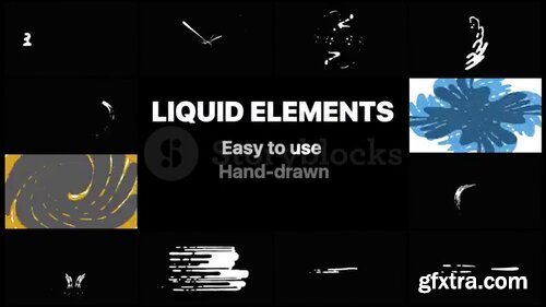 Videoblocks - Liquid Motion Elements And Transitions | After Effects