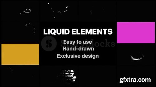 Videoblocks - Liquid Motion Elements And Transitions | After Effects