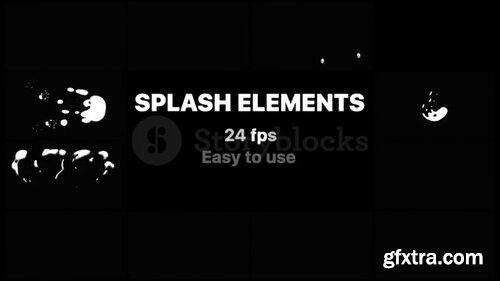 Videoblocks - Splash Elements | After Effects