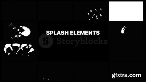 Videoblocks - Splash Elements | After Effects