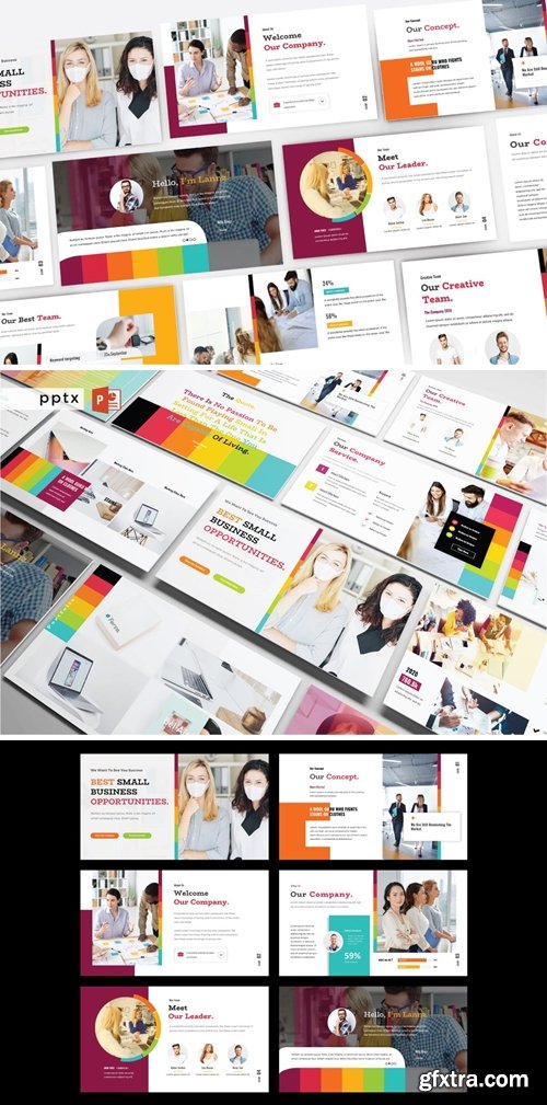 BEST SMALL BUSINESS OPPORTUNITIES -Powerpoint V482 Powerpoint, Keynote and Google Slides Templates