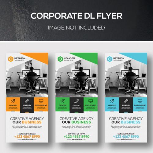 Corporate Dl Flyer Premium PSD