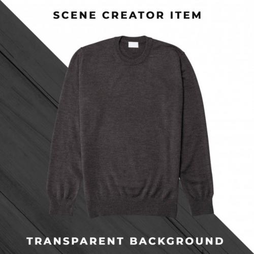 Sweater Isolated With Clipping Path. Premium PSD