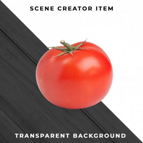 Tomato Isolated With Clipping Path. Premium PSD