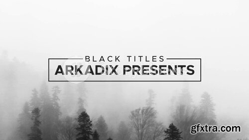 Videoblocks - After Effects:Black Titles