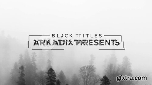 Videoblocks - After Effects:Black Titles