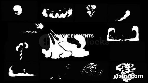 Videoblocks - Cartoon Smoke Elements | After Effects