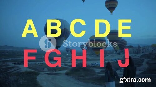 Videoblocks - Funny Alphabet | After Effects