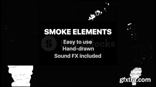 Videoblocks - Funny Smoke Elements | After Effects