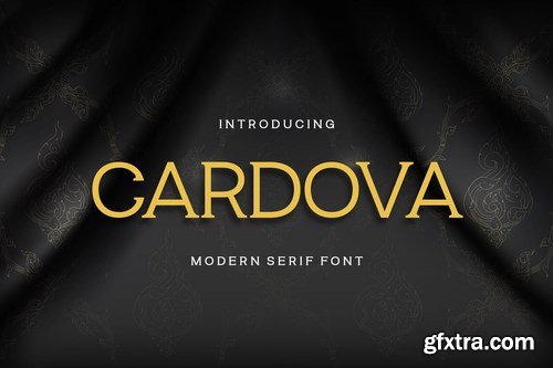 Cardova Modern Serif Font