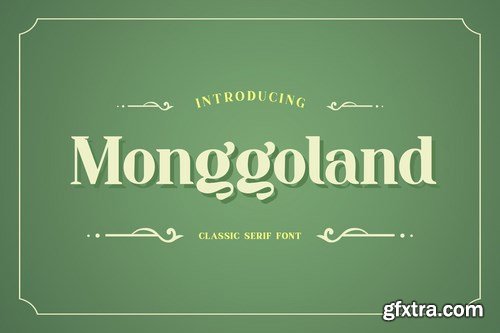 Monggoland Elegant Serif Font