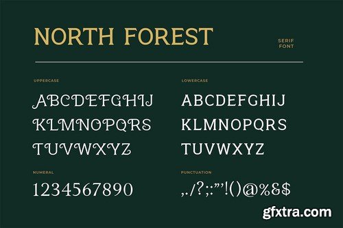 North Forest Vintage Serif Font