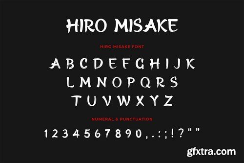 Hiro Misake Brush Japanese Font