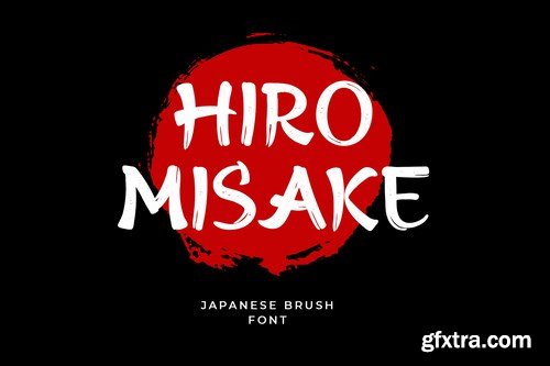 Hiro Misake Brush Japanese Font