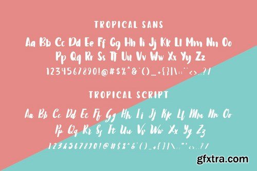 Tropical Island Font Duo