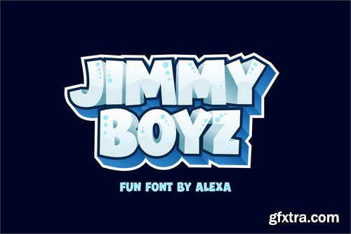 JIMMY BOYZ - Bold and FUN font