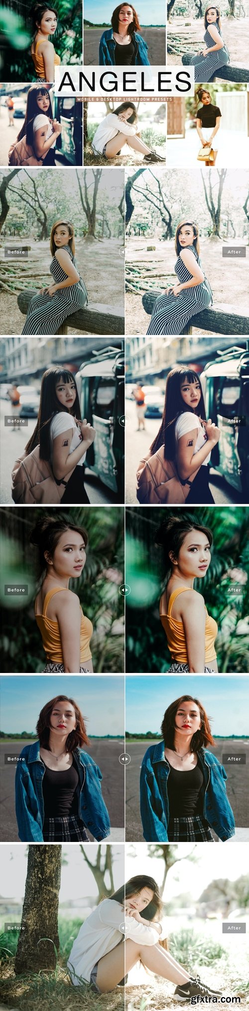 Angeles Mobile & Desktop Lightroom Presets