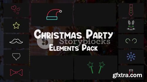 Videoblocks - Christmas Party Elements Pack | After Effects
