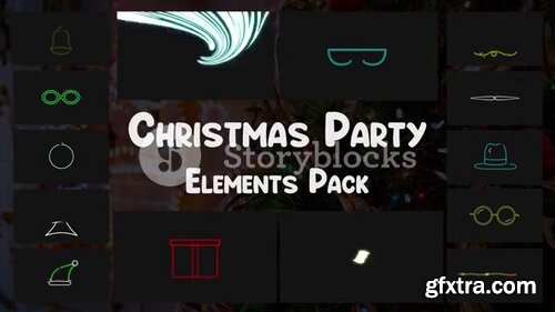 Videoblocks - Christmas Party Elements Pack | After Effects