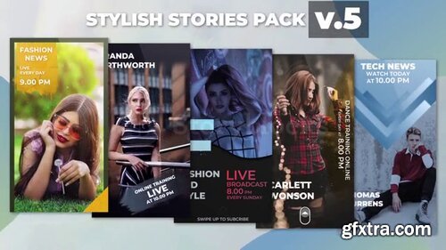 Videoblocks - Stylish Stories Pack V 5 | After Effects