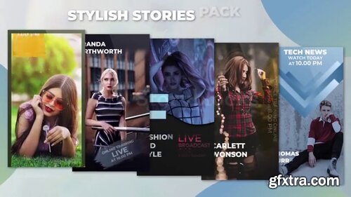 Videoblocks - Stylish Stories Pack V 5 | After Effects