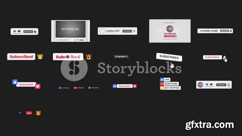 Videoblocks - Youtube Subscriber Pack | After Effects