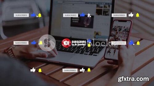 Videoblocks - YouTube Subscribes Pack | After Effects