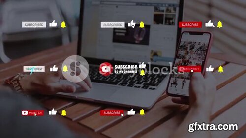 Videoblocks - YouTube Subscribes Pack | After Effects
