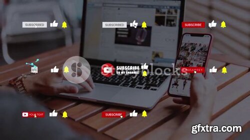Videoblocks - YouTube Subscribes Pack | After Effects