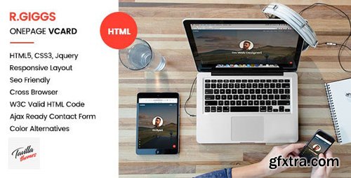 ThemeForest - Portfolio, Resume & Cv Template - R. Giggs v1.0 (Update: 30 June 17) - 19229140