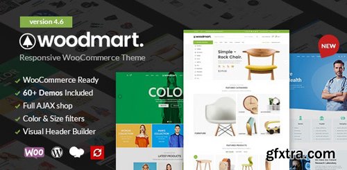 ThemeForest - WoodMart v4.6.0 - Responsive WooCommerce WordPress Theme - 20264492 - NULLED