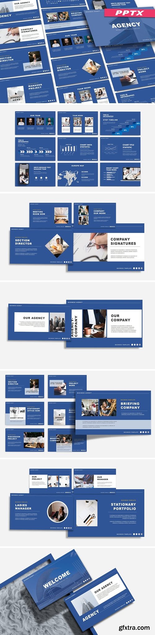 AGENCY - BUSINESS Powerpoint, Keynote and Google Slides Templates