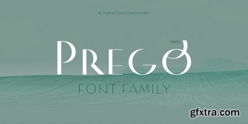 Prego Font Family