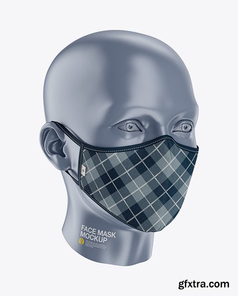 Download Black Face Mask Mockup PSD Mockup Templates