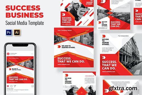 Success Business Social Media Template