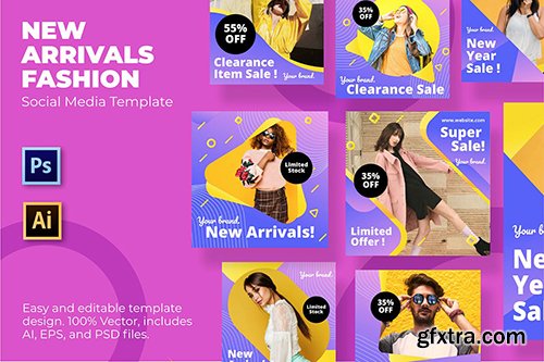 New Arrivals Social Media Template