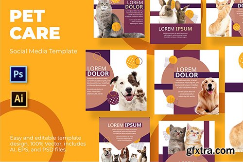 Pet Service Social Media Template 2