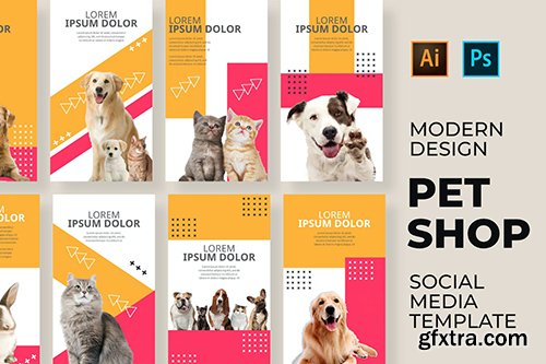 Cat Pet Social Media Template