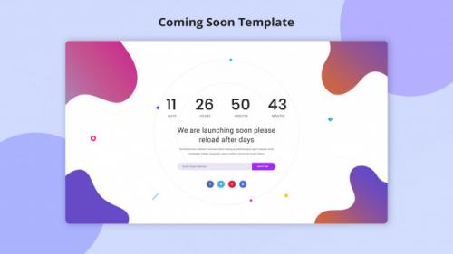 Countdown Ui Template Premium PSD