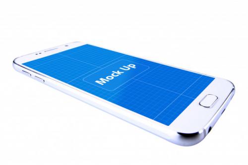 Floating Mobile Mockup Premium PSD