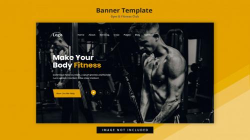 Gym Banner Design Premium PSD