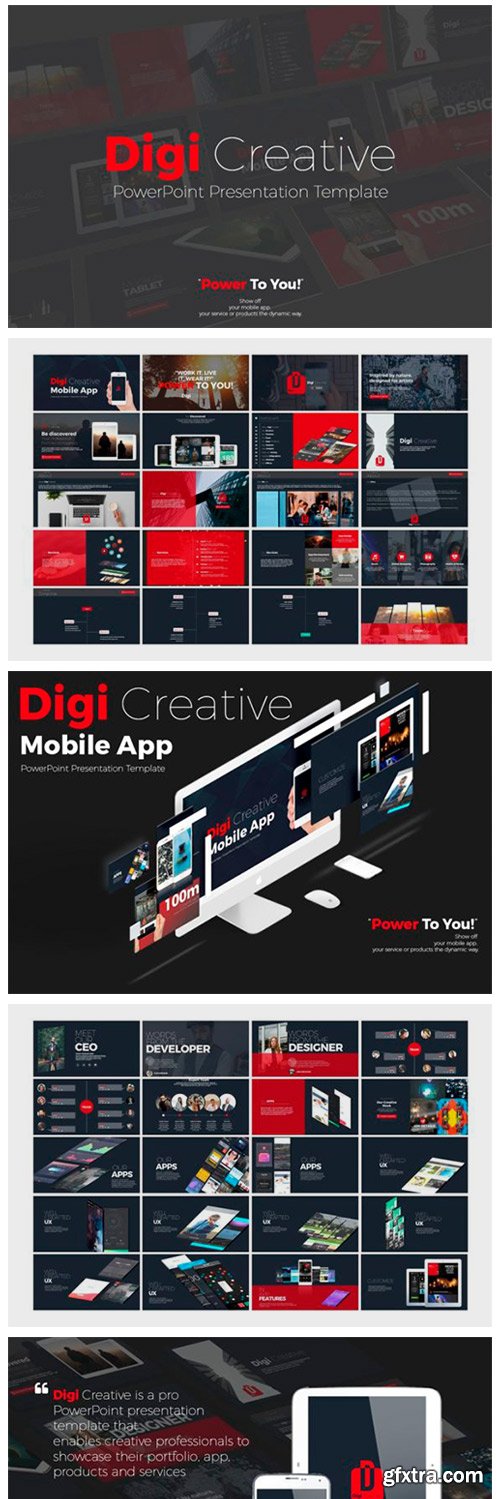 Digi Creative PowerPoint Template 3951005