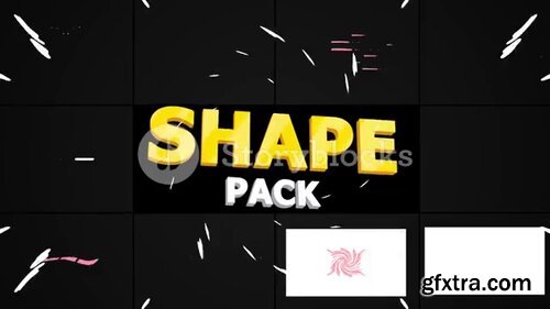 Videoblocks - Cartoon Shapes Pack | After Effects