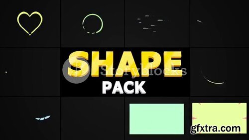 Videoblocks - Cartoon Shapes Pack | After Effects