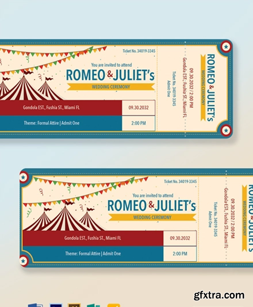 Carnival-Wedding-Ticket-Template-4