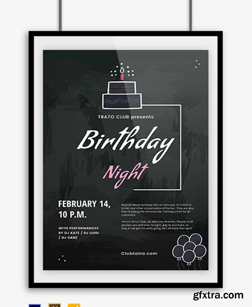 Chalkboard-Birthday-Poster-Template