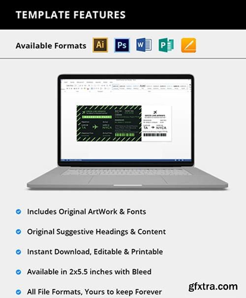Editable-Airplane-Boarding-Pass-Ticket