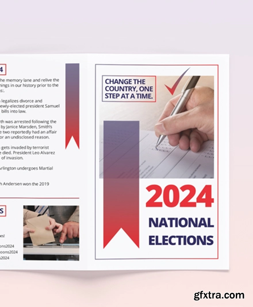 Printable-Election-Bi-Fold-Brochure-Template